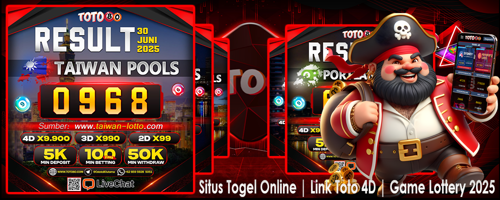 Togel Online# Situs Togel Online | Link Toto 4D |  Lottery 2025